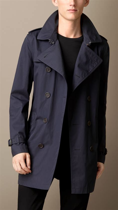 burberry trenchcoat herren blau